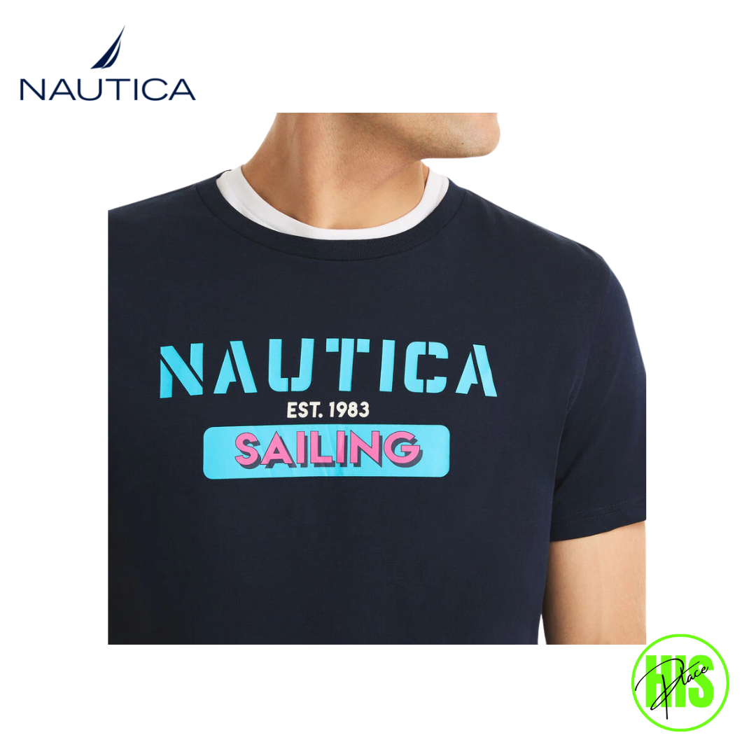 Nautica Graphic T-Shirt (Medium)