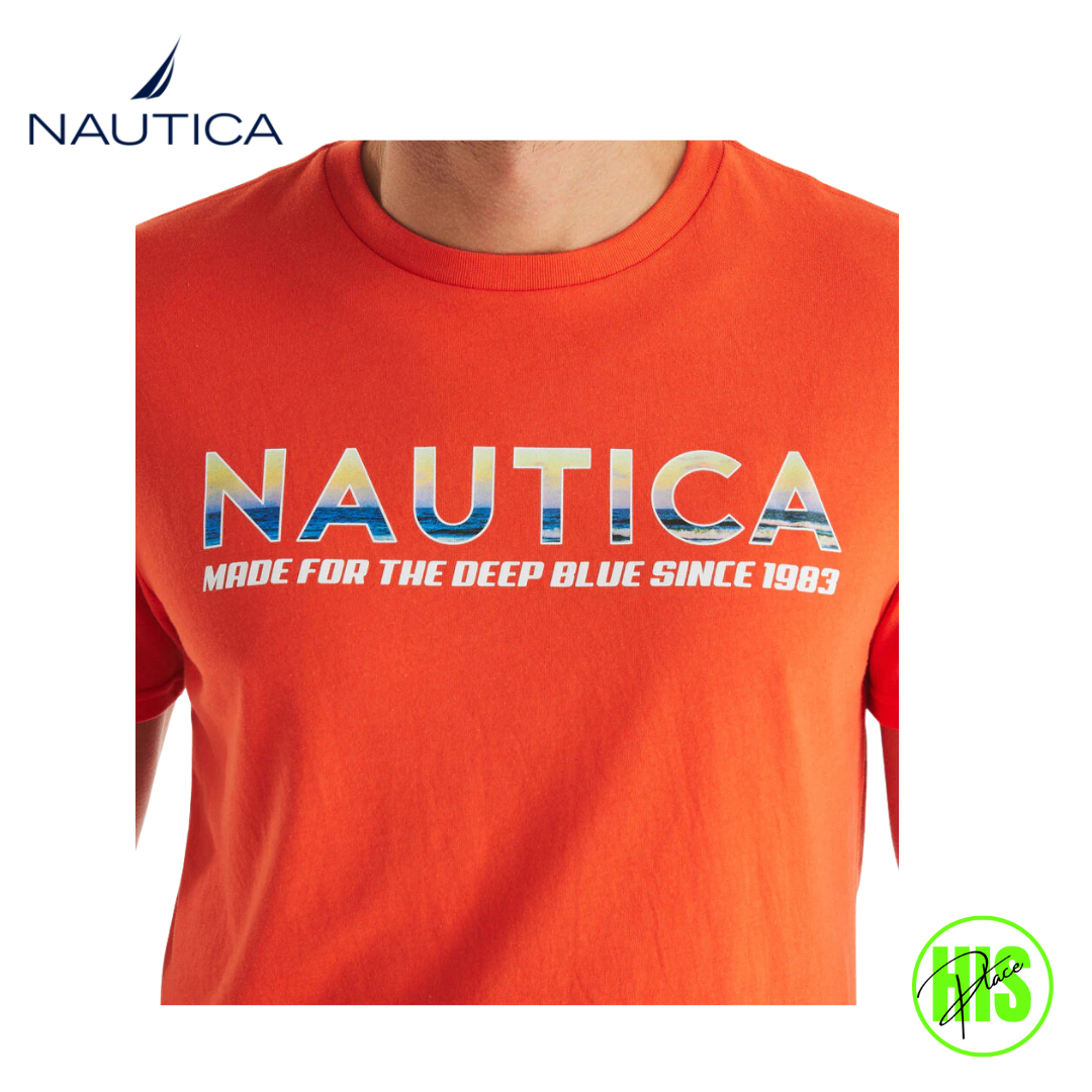 Nautica Graphic T-Shirt (Medium)