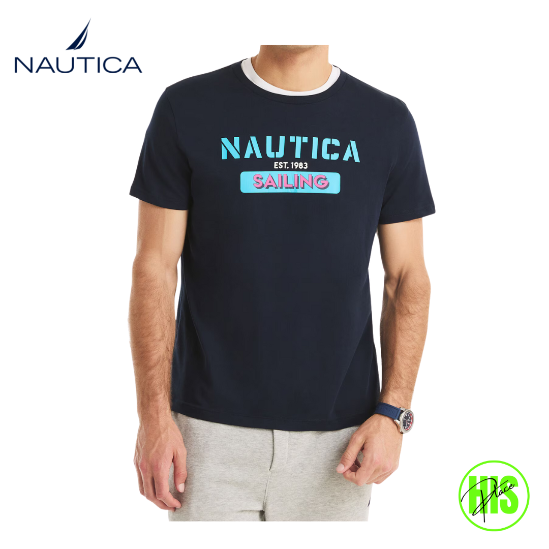 Nautica Graphic T-Shirt (Medium)
