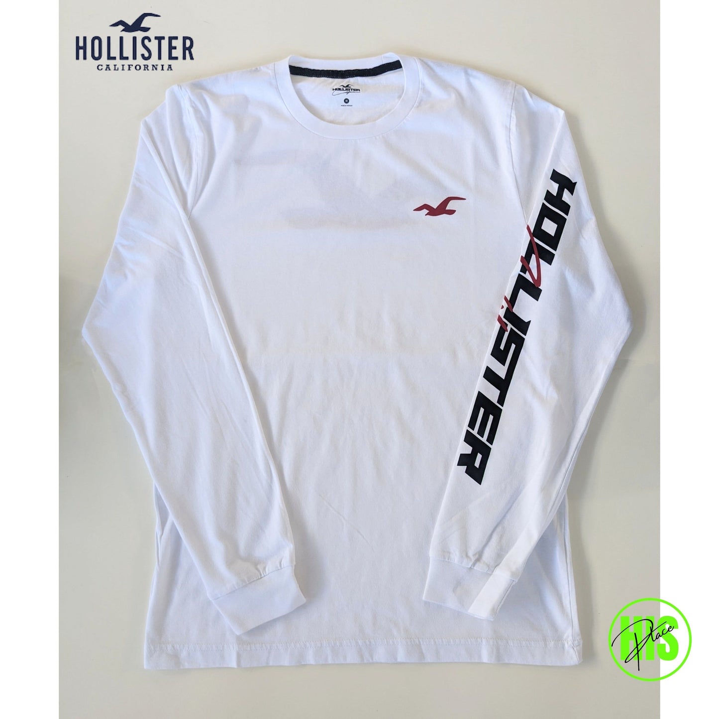 Hollister Long Sleeve T-Shirt (Medium)